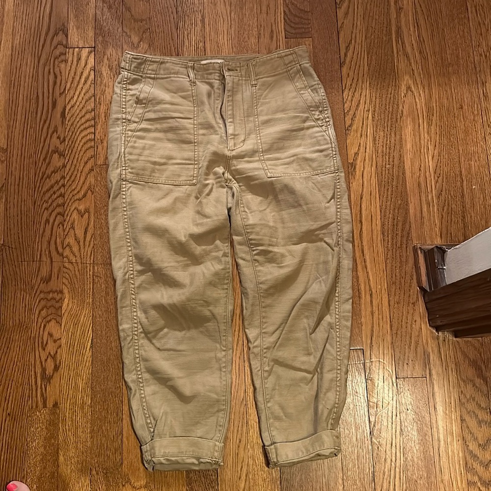 Madewell khaki cotton pants